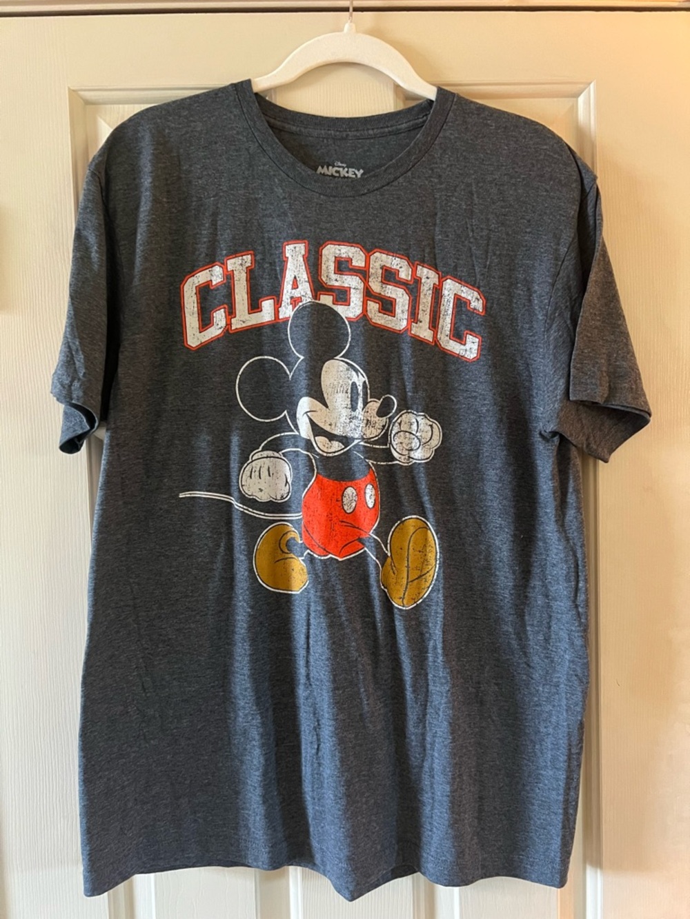 Disney Blue/Gray Classic Mickey Graphic Tee